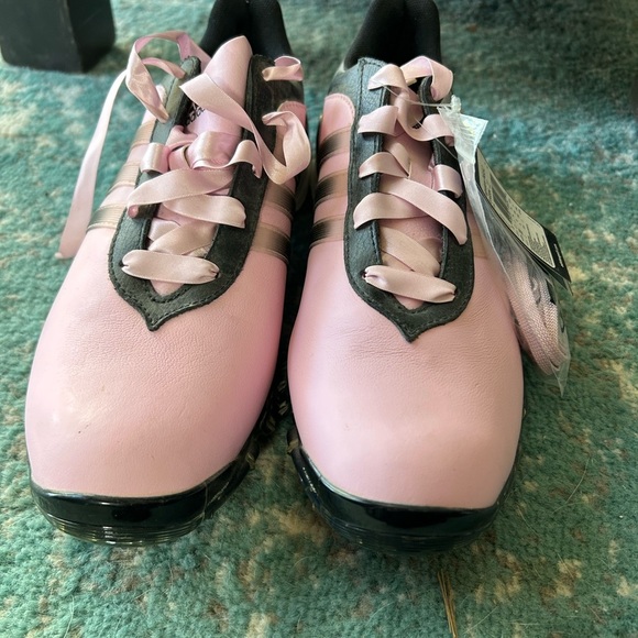 NWT Adidas 2012 Signature Paula 2.0 Womens Golf Shoes - Pale Pink/Black Size 9 - Picture 10 of 10
